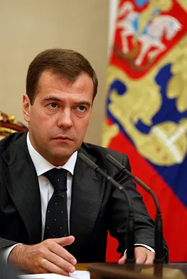 На фото Президент РФ Дмитрий Медведев (с) пресс-служба администрации президента