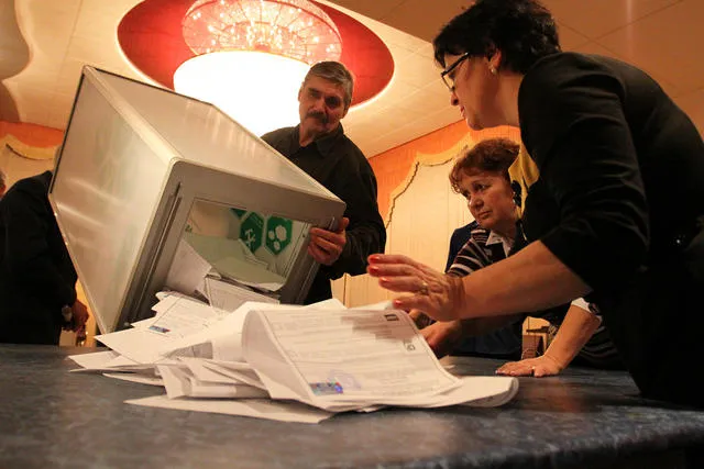 Партия регионов лидирует на выборах в Верховную Раду Украины