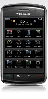 Blackberry выпустил первый сенсорный смартфон