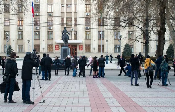 Акция &quot;Белая ленточка&quot; в Краснодаре 5.03.2012 из моего фотоаппарата