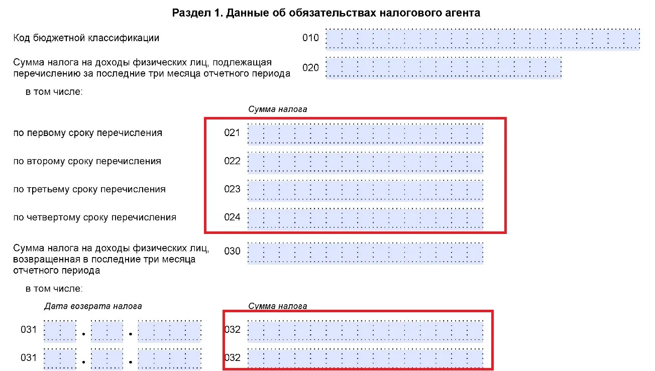 6 ндфл 1 квартал 2024 редакция