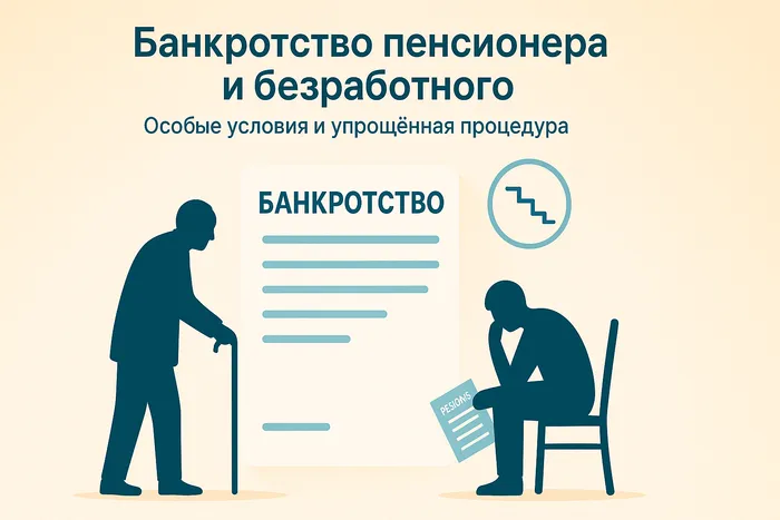 Банкротство пенсионера и безработного: особые условия и упрощенная процедура