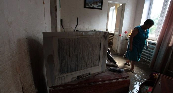 В Крымске завершены работы по откачке воды из всех подтопленных домов