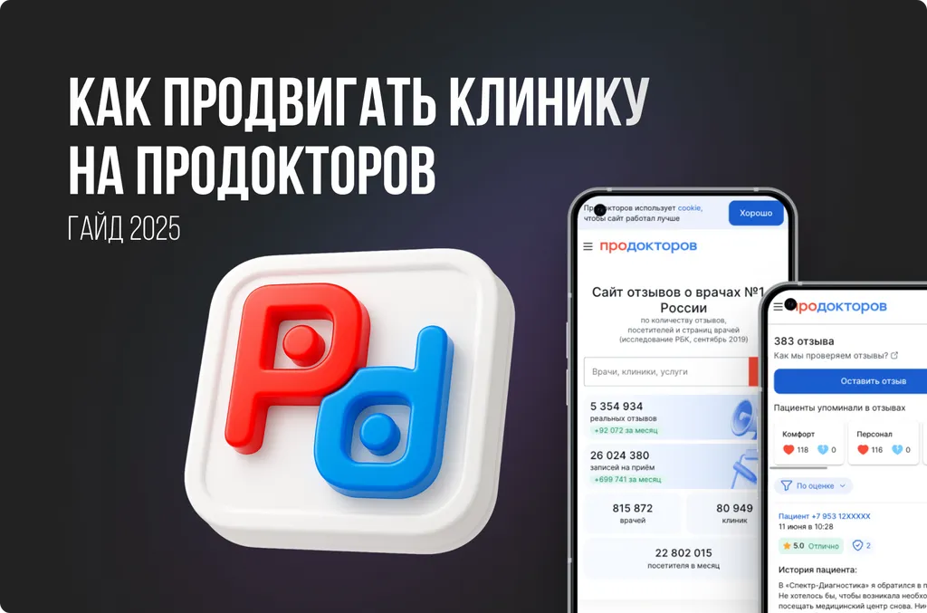 Как клинике получать больше пациентов с ПроДокторов: пошаговая система продвижения