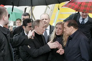Путин и Берлускони: надо чаще встречаться